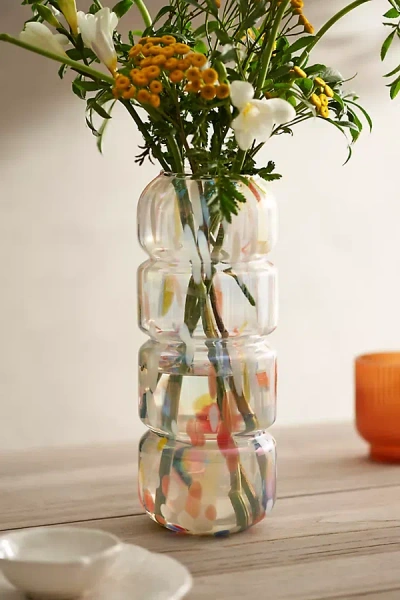 Terrain Luster Confetti Bubble Quartet Vase