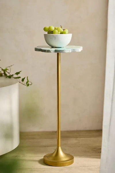 Terrain Marble Flower Side Table