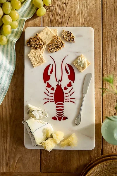 Terrain Marble Icon Cheese Board, Lobster In Multi