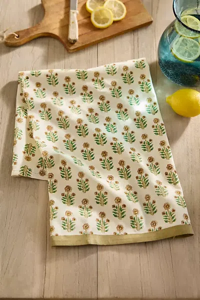 Terrain Maya Cotton Dish Towel In Multi