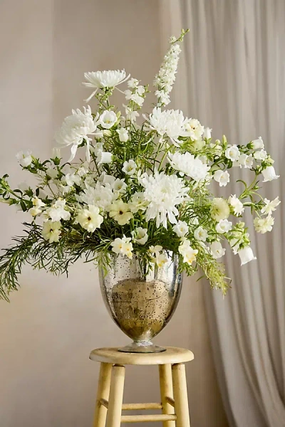 Terrain Mercury Glass Cone Vase In Transparent