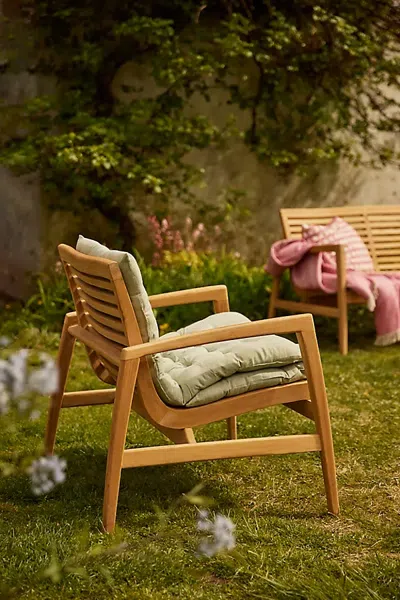 Terrain Mesa Teak Chair In Neutral