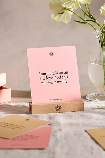 Terrain Mindful Affirmations: Love + Relationships Cards In Pink