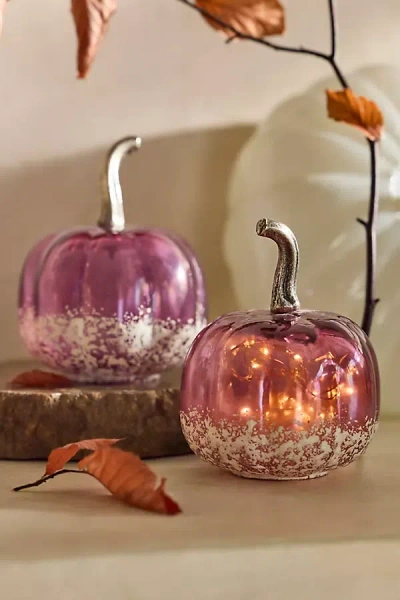 Terrain Mini Glass Pumpkins, Set Of 2