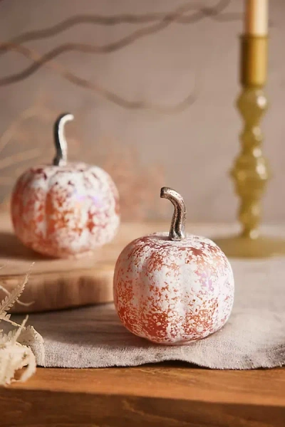 Terrain Mini Glass Pumpkins, Set Of 2