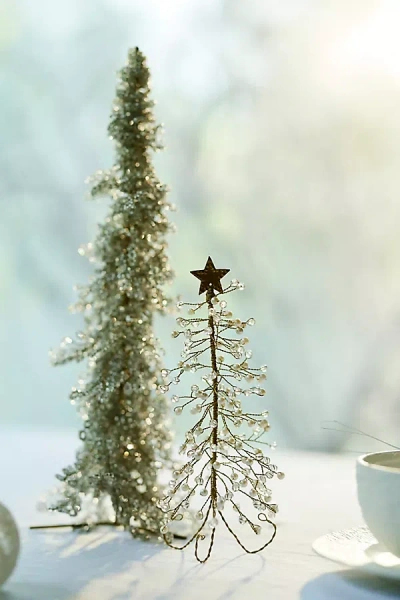 Terrain Mini Pearl Beaded Tree In Green