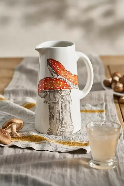 Terrain Mushroom Meadow Pitcher In White