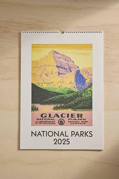 Terrain National Parks 2025 Calendar In White