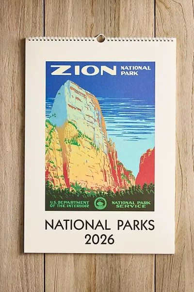 Terrain National Parks 2026 Wall Calendar In Multi