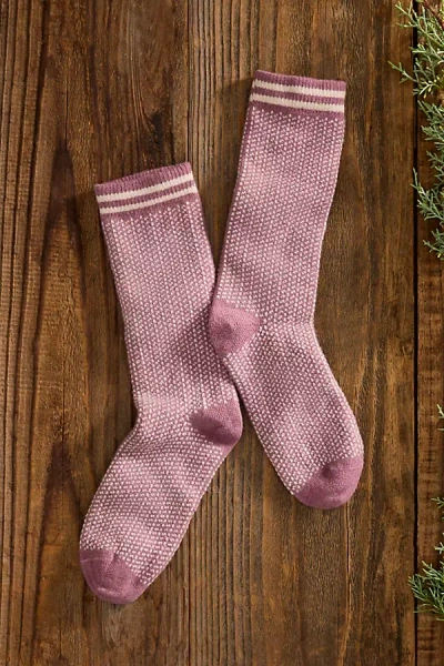 Terrain Nordic Wool Crew Socks In Pink