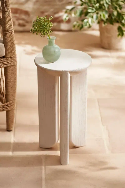 Terrain Oak Wood Side Table