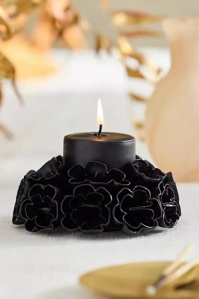 Terrain Oaxacan Floral Marigold Candle In Black