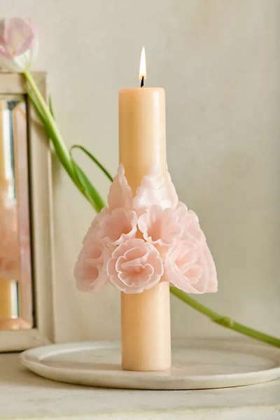 Terrain Oaxacan Floral Pillar Candle