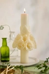 Terrain Oaxacan Floral Pillar Candle In Neutral