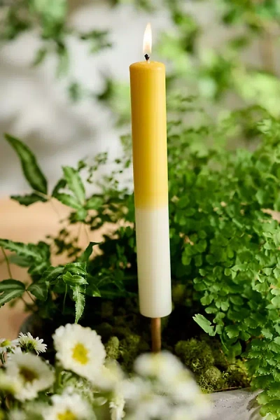 Terrain Ombre Citronella Torch Candle In Multi