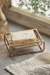 Terrain Open Copper Soap Dish In Brown