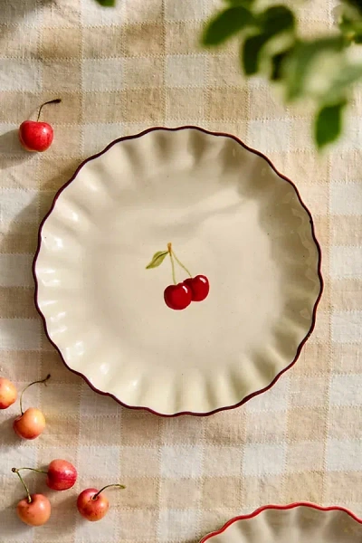 Terrain Orchard Stoneware Side Plate In Brown