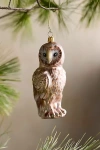 Terrain Owl Glass Ornament
