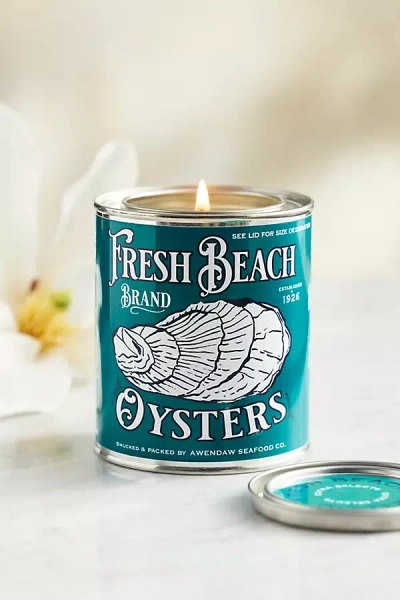 Terrain Oyster Can Candle In Blue
