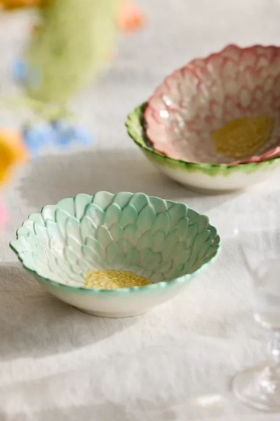 Terrain Painted Flower Nut Bowl