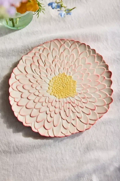 Terrain Painted Flower Serving Platter
