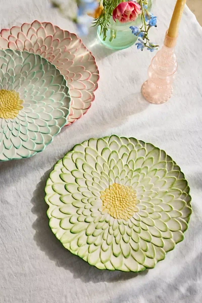 Terrain Painted Flower Serving Platter