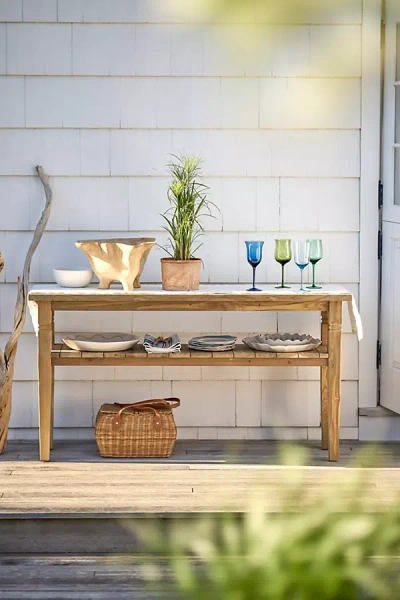 Terrain Palladio Reclaimed Teak Console In Neutral