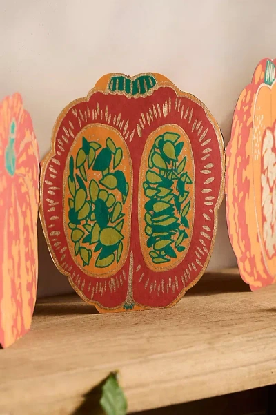 Terrain Paper Pumpkins Concertina Garland