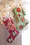 Terrain Patchwork Quilt Cotton Stocking In Multi