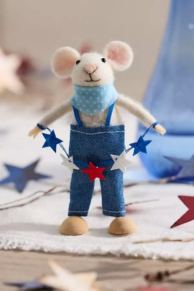 Terrain Patriotic Mouse Felt Critter