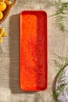Terrain Patterned Enamel Rectangle Tray