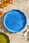 Terrain Patterned Enamel Ruffle Tray