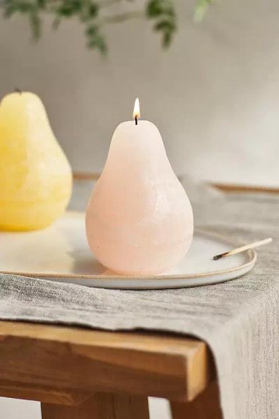 Terrain Pear Candle In Pink