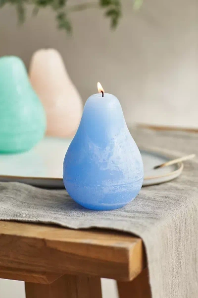 Terrain Pear Candle In Blue