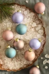 Terrain Pearlescent Mini Bauble Ornaments, Set Of 9