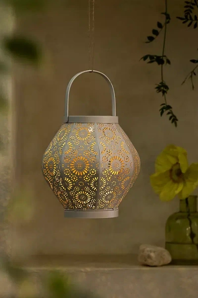 Terrain Perforated Daisy Solar Lantern