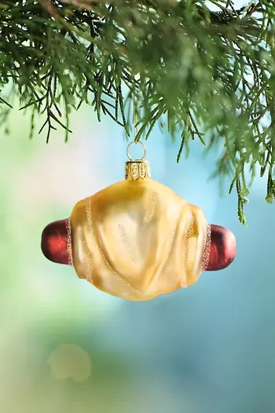 Terrain Pig In A Blanket Glass Ornament In Multi