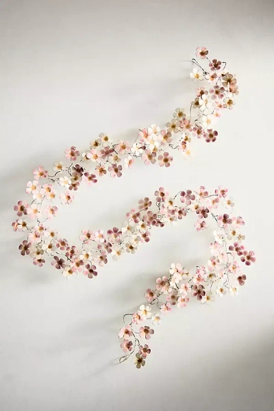 Terrain Pink Ditsy Floral Iron Garland