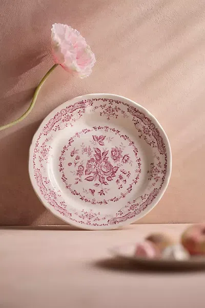 Terrain Pink Floral Dinner Plate In Multicolor