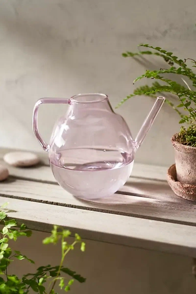Terrain Pink Glass Watering Can