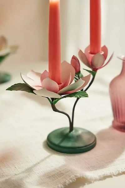 Terrain Pink Magnolia Taper Holder