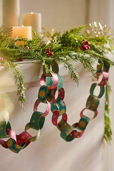 Terrain Pink + Red Paper Chain Kit In Multi