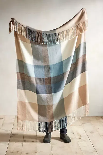 Terrain Plaid Alpaca Throw In Multicolor