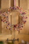 Terrain Plum Strawflower Iron Wreath In Multi
