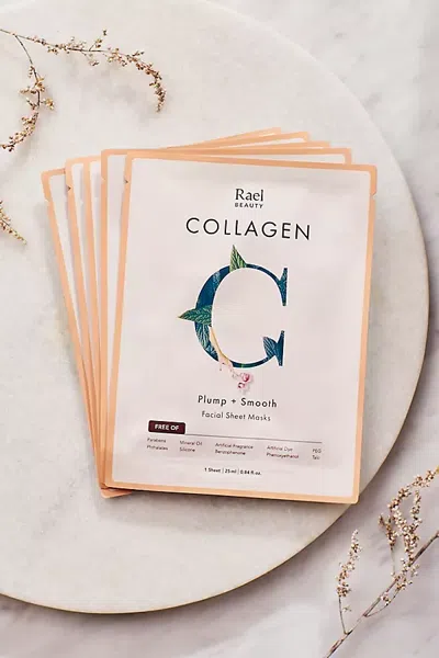Terrain Plump + Smooth Collagen Sheet Masks, Set Of 5 In Multicolor