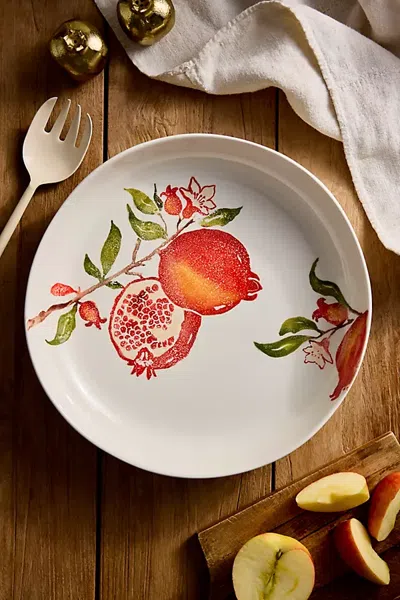 Terrain Pomegranate Stoneware Serving Bowl In Multi