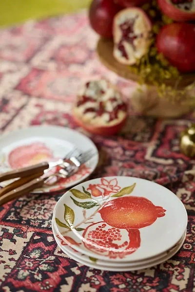 Terrain Pomegranate Stoneware Side Plate In Multi