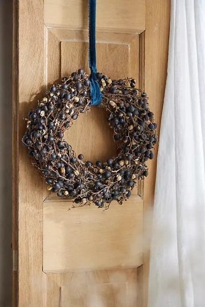 Terrain Preserved Nightshade Berry Wreath In Black