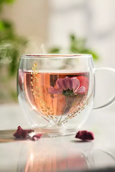 Terrain Pressed Floral Mug In Purple