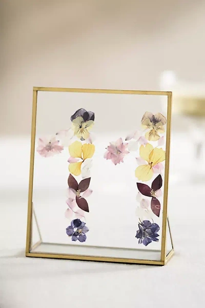 Terrain Pressed Floral Table Number